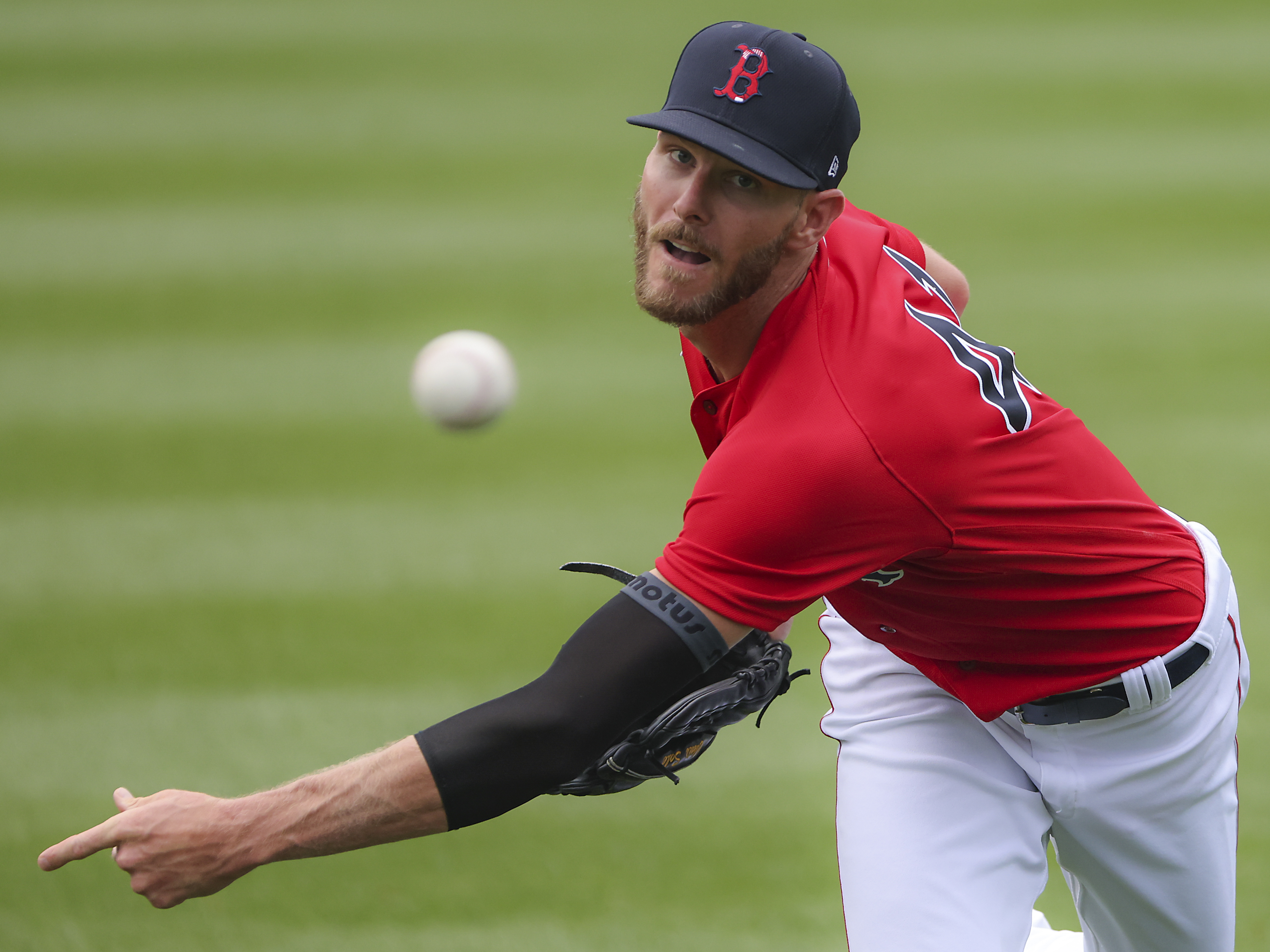 With sharper command and increased velocity, Red Sox' Chris Sale