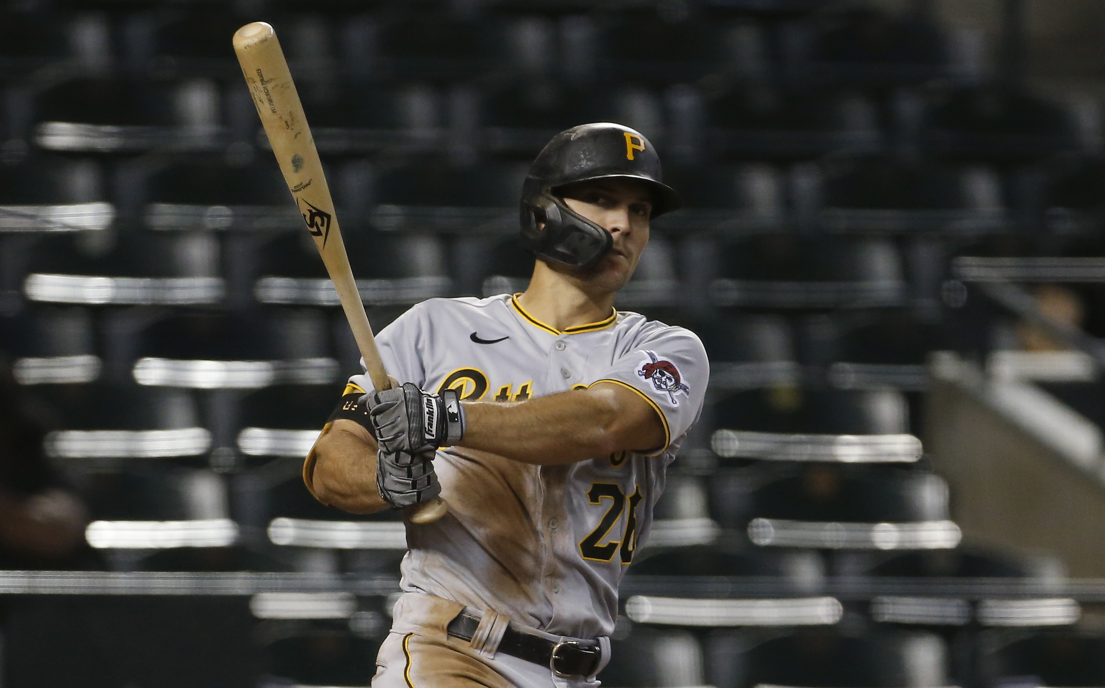 Pirates' Adam Frazier wants to improve at plate after playing