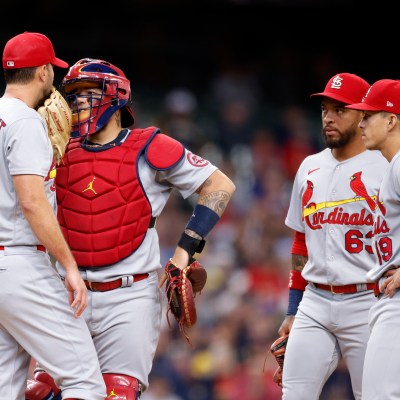 Starting pitcher Miles Mikolas of the St. Louis Cardinals throws in News  Photo - Getty Images