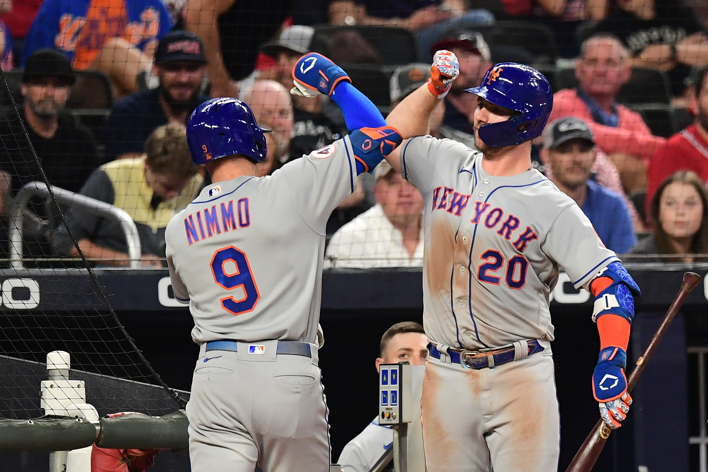 Happy Brandon Nimmo GIF by New York Mets - Find & Share on
