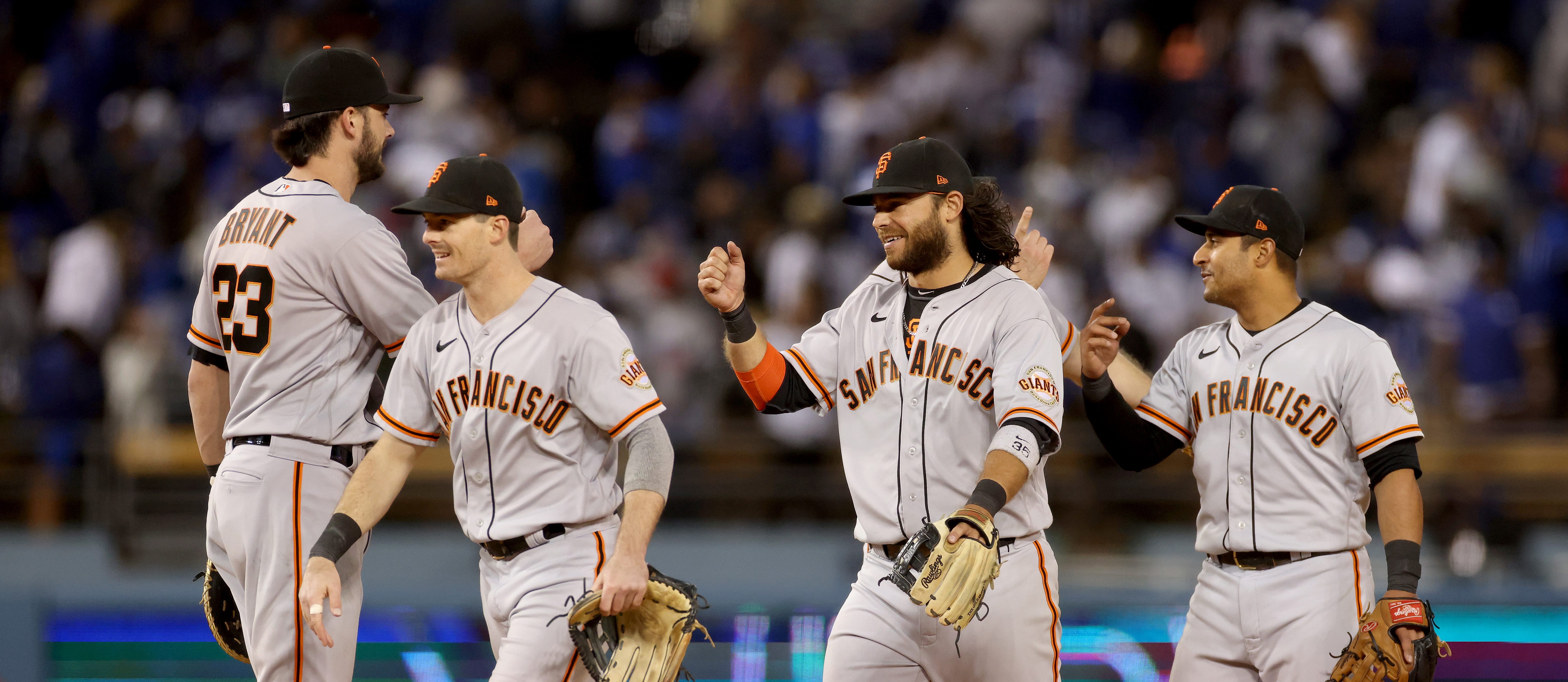 SF Giants' lineup surprise: Kris Bryant gets NLDS start at first base