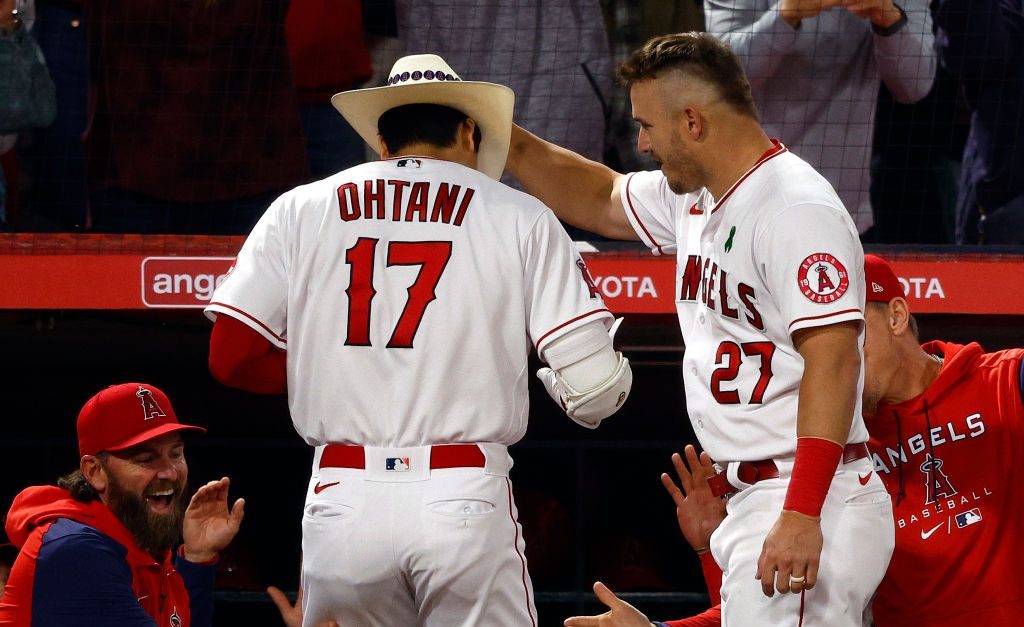 2023 Mike Trout Team Issued Throwback Jersey + Pants