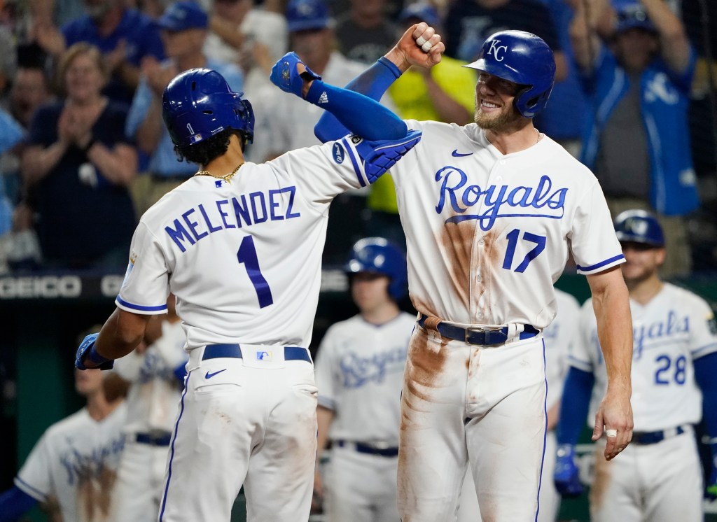 Royals powder blue uniforms shine, but bats go quiet against Twins