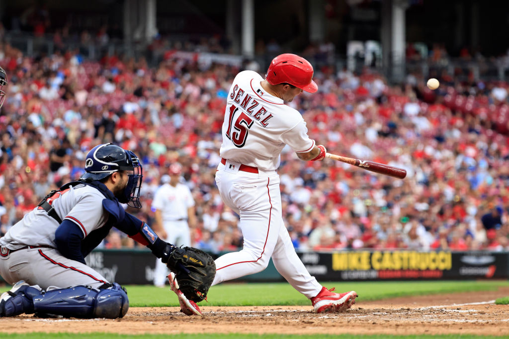 Nick Senzel baseball Paper Poster Reds 4 - Nick Senzel - Posters and Art  Prints