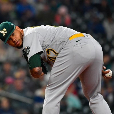 A's waste Blackburn's strong outing with defensive lapses against Braves –  East Bay Times