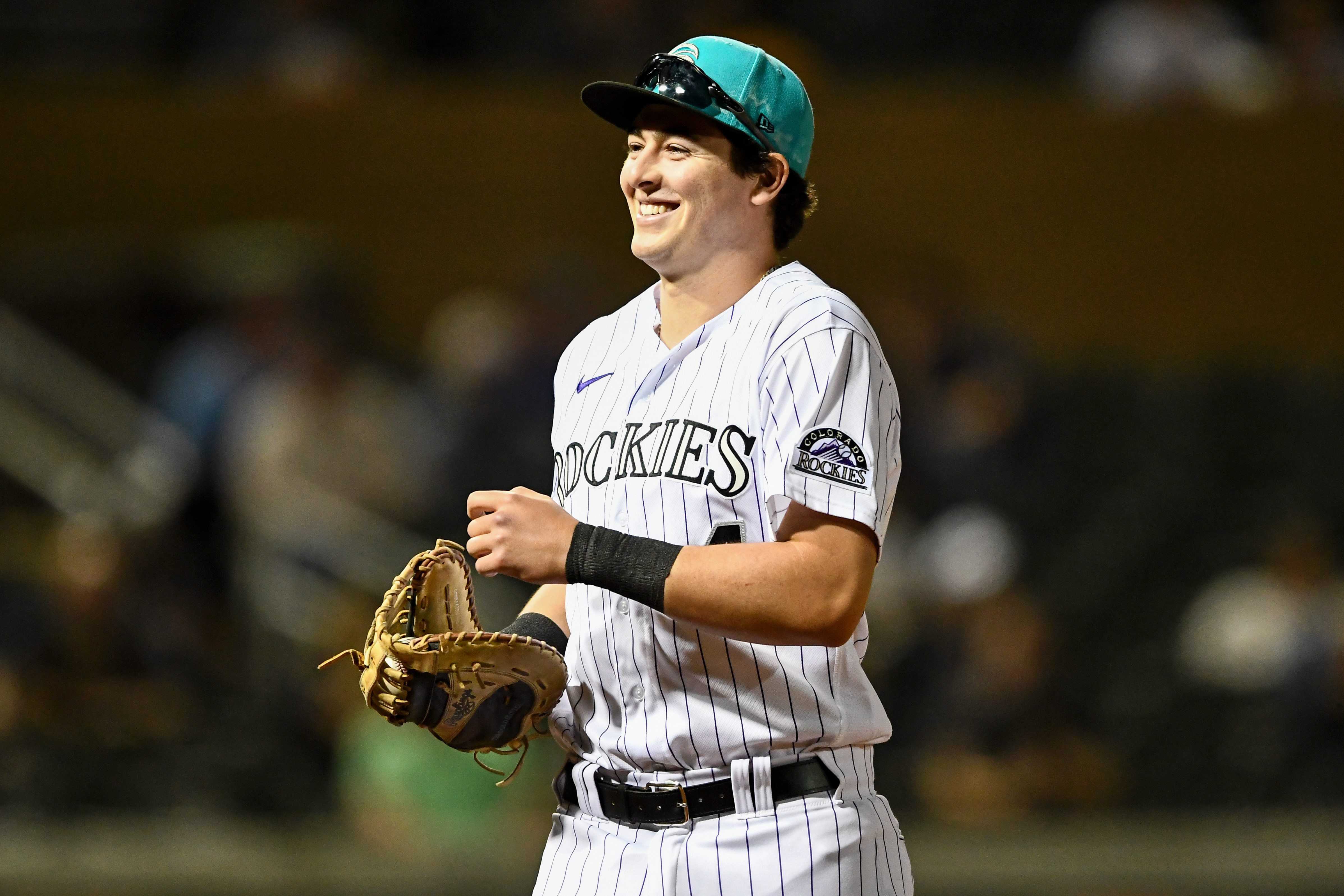 Michael Toglia hits first career homer in Rockies' loss