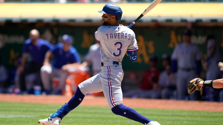 How long has Leody Taveras played for the Texas Rangers?