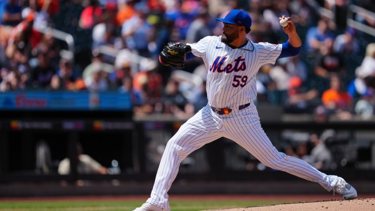 NEW YORK, NY - AUGUST 21: Sean Manaea #59 of the New York Mets pitches during the game between the Baltimore Orioles and the New York Mets at Citi Field